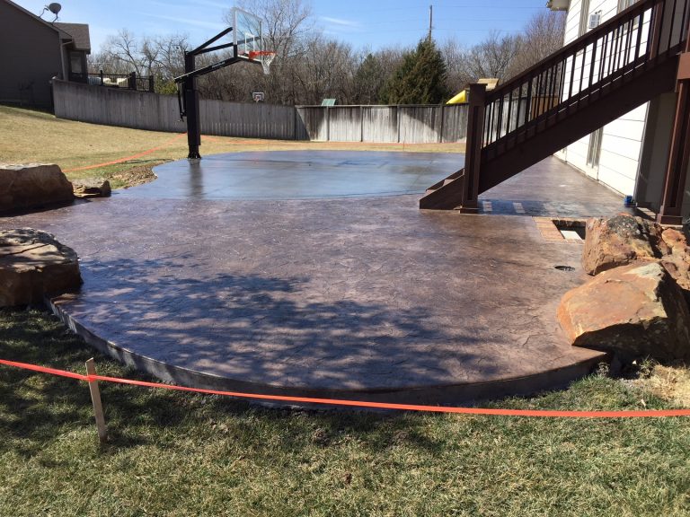 Concrete Basketball Courts Wichita Concrete Services Concrete Courts